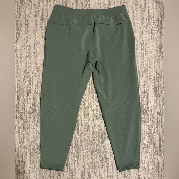 Lululemon Men’s Gridliner Fleece Joggers Green Twill - Picture 7 of 10